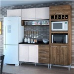Cozinha Compacta 8 Portas 3 Gavetas Yasmin 0421t Demolição/Gelo 3d