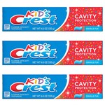 Creme Dental Crest Kids - Kit 03 Unidades