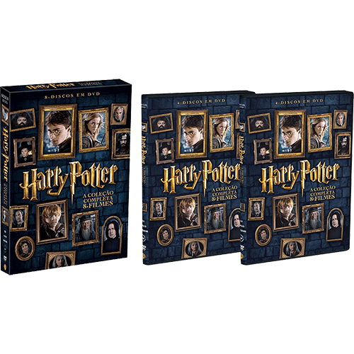 DVD Harry Potter a Coleção Completa 8 Filmes