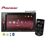DVD Player Pioneer AVH-A218BT 2 Din com Tela 6,2" USB Bluetooth e Controle