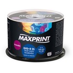 DVD+R DL Printable Maxprint 8.5GB/240min 8x (Dual-Layer) (Bulk C/ 50)