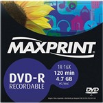 DVD-R 4.7 Gb 8x Envelopado - Maxprint
