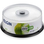 DVD+RW Elgin 4.7GB/120min 4X (Cake C/ 25)
