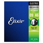 Encordoamento para Guitarra Elixir Optiweb 009-046 Custom Light