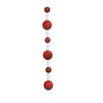 Enfeite para Arvore Vermelho - 180 Cm