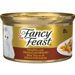 Enlatado para Gatos Sabor Frango ao Molho Minifilés 85g - Fancy Feast