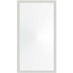 Espelho 48x98 Moldura 4cm Reta Branca