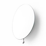 Espelho Fixo Oval com Ventosa 5x