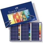 Giz Pastel Oleoso Faber-Castell com 24 Cores - Estojo Cartão - Ref 127024