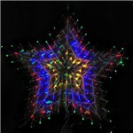 Estrela Natalina 140 LEDs com 8 Funções Decoração de Parede Colorida