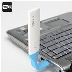 Extensor de Alcance Wi-Fi USB Flexível 2.4GHz Portátil Até 150Mbps LED Indicação Alta Frequência