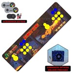 Fliperama Arcade Portátil 12 Mil Jogos Zero Delay com Comandos Ópticos - Tema Donkey Kong
