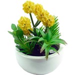 Flores Artificiais Verde/Amarelo - BTC