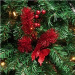 Galho Decorativo com Frutinhas Vermelha - Orb Christmas