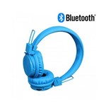 Headphone Bluetooth, Sd, P2 Rádio Fm Azul K3A Kimaster