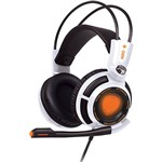 Headset Oex Hs400 Gamer Extremor Usb Branco