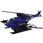 Helicóptero City Force com Fricção Azul