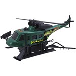 Helicóptero Verde Jungle Force com Fricção