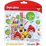 Kit Escolar Craft Angry Birds 8 Peças - Tris