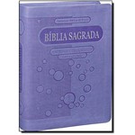 Biblia Lt Gde Capa Couro Violeta - Ntlh045lg - Sbb