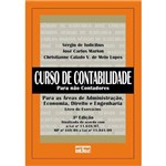 Livro - Curso de Contabilidade para não Contadores - para as Áreas de Administração, Economia, Direito e Engenharia (Livro de Exercícios)