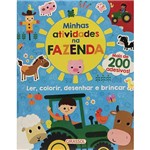 Livro - Minhas Atividades na Fazenda - Ler, Colorir, Desenhar e Brincar + 200 Adesivos