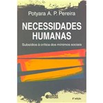 Livro - Necessidades Humanas: Subsídios à Crítica dos Mínimos Sociais