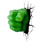 Luminária de Parede Pulso Hulk Verde - 3D Light FX
