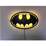 Luminária do Batman Bivolt LED Personalizada em MDF