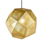 Luminária Pendente Tom Dixon Etch - 30 Cm - Dourado