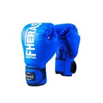 Luva Boxe Muay Thai Fheras New Trade Azul