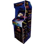 Máquina Multijogos Retrô 19 Polegadas Fliperama Video Game Adesivada 1299 Jogos com Ficheiro e 200 Fichas