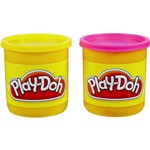 Massa de Modelar Play-Doh 2 Potes Rosa e Amarelo - Hasbro