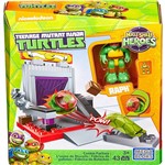 Mega Bloks Tartarugas Ninja JR Conjunto Ruas Fábrica de Bolachas- Mattel