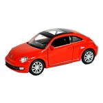 Miniatura Carro de Coleção Volkswagen The Beetle / Fusca Cor Vermelho