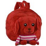 Mochila Infantil Pelucia 3D Cachorro Vermelho CBRN07356