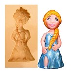 Molde de Silicone para Biscuit Casa da Arte - Modelo: Frozen Elsa 1222