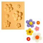 Molde de Silicone para Biscuit Casa da Arte - Modelo: Mini Miosótis 715