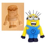 Molde de Silicone para Biscuit Casa da Arte - Modelo: os Minions Phil 1211