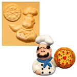 Molde de Silicone para Biscuit Casa da Arte - Modelo: Pizzaiolo 1272