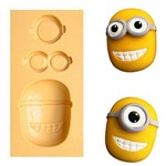 Molde de Silicone para Biscuit Casa da Arte - Modelo: Rosto do Minions 1278