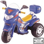 Moto Infantil Elétrica Sprint Turbo Azul 12v Biemme