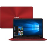 Notebook Vivobook X510UA-BR666T Intel Core I5 4GB 1TB 15,6'' W10 Home Vermelho - Asus