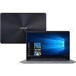 Notebook Asus X510UR Intel Core I5/8GB/2GB/1TB/Win10 Cinza