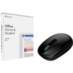 Office Home And Student 2019 + Mouse Wireless 1850 Preto - Microsoft