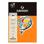 Pacote Canson Color Cenoura 180g/M² A4 210 X 297 Mm com 10 Folhas - 66661190