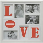 Painel Bee Collection Words Mom 9 Fotos 10x15cm Branco Kapos