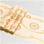 Papel de Parede Importado Dekor Lavável Vinílico Texturizado Floral Bege com Marrom - Rolo 53cm X 10