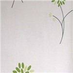 Papel de Parede Kantai Pop Importado Branco Verde Floral