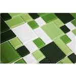 Pastilha Modulare MTS152 Verde e Branco 30x30